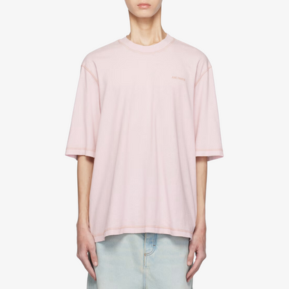 AMI Paris Pink Fade Out Tee