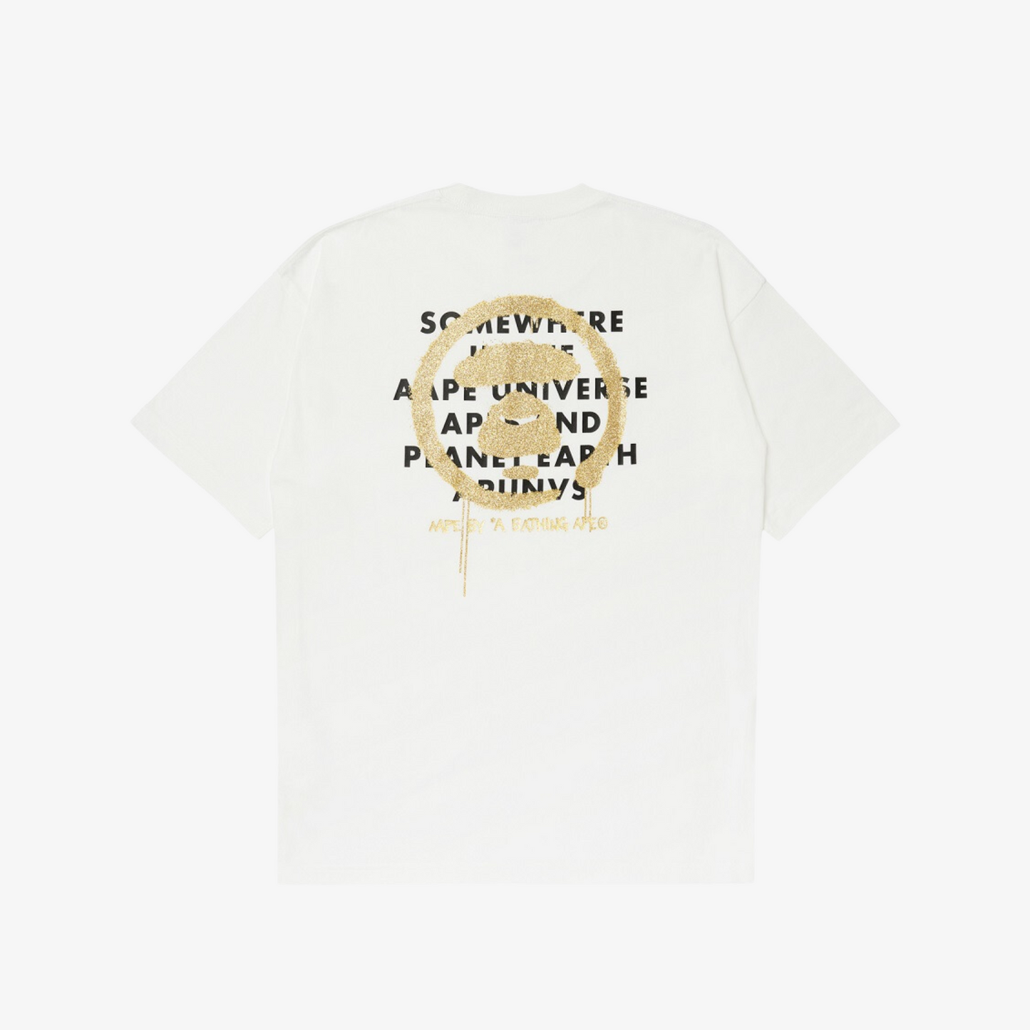 AAPE White Logo Tee