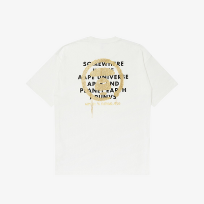 AAPE White Logo Tee