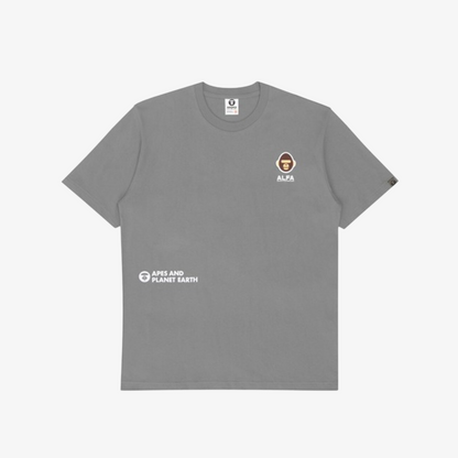 AAPE Grey Logo Tee