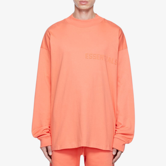 Fear of God Essentials Pink Long Sleeve Tee