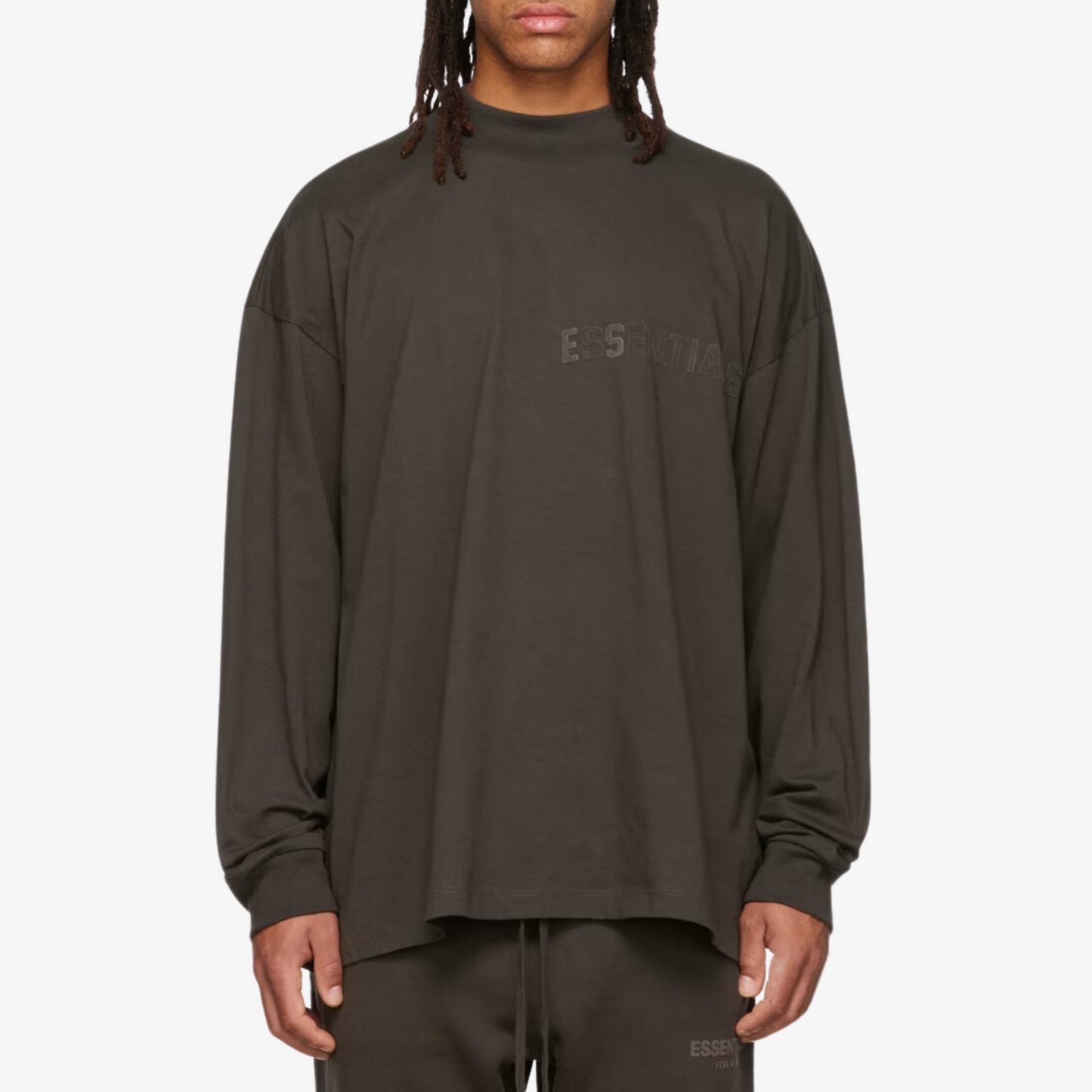 Fear of God Essentials Dark Gray Long Sleeve Tee