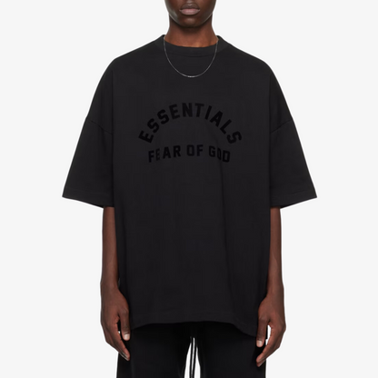 Fear of God Essentials Black Logo Tee