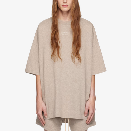 Fear of God Essentials Beige Crewneck tee