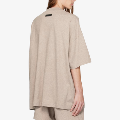 Fear of God Essentials Beige Crewneck tee